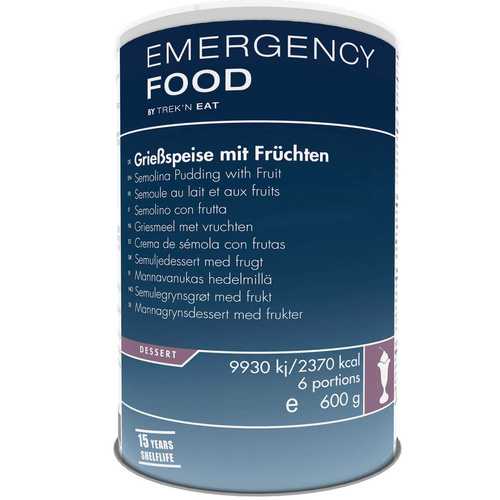 Liofilizat Trek'n Eat Emergency Food - GRYSIK Z OWOCAMI | 6 porcji