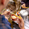 Spork turystyczny GSI Outdoors - GLACIER STAINLESS SPORK + STICKS