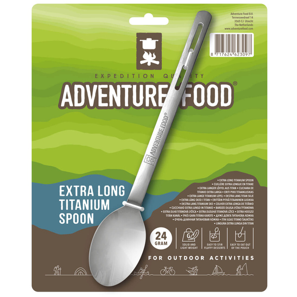 Łyżka turystyczna Adventure Food - EXTRA LONG TITANIUM SPOON