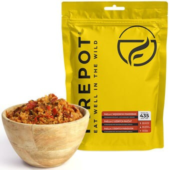 Liofilizat Firepot - PAELLA Z WĘDZONYMI POMIDORAMI