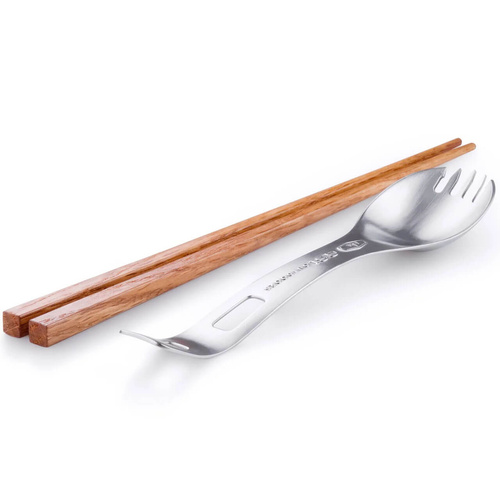 Spork turystyczny GSI Outdoors - GLACIER STAINLESS SPORK + STICKS