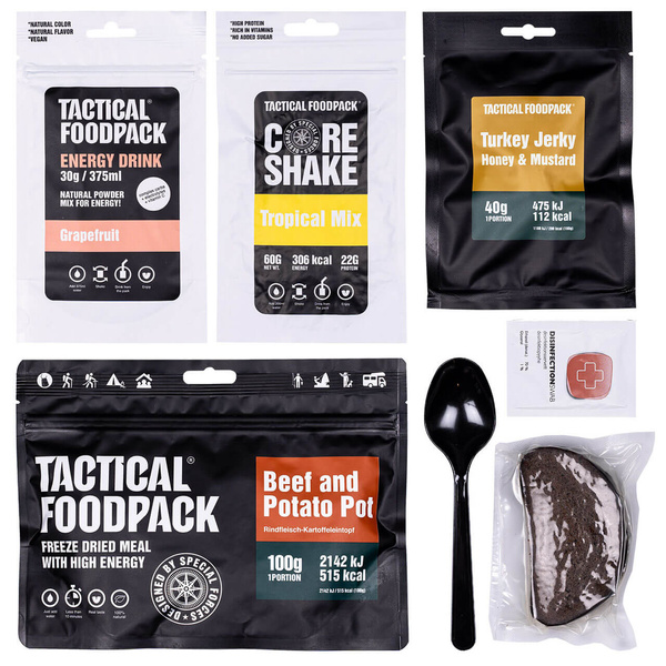 Racja żywnościowa jednodniowa Tactical Foodpack - RATION FOXTROT | 341g