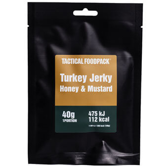 Suszony indyk Tactical Foodpack - TURKEY JERKY - Miód & musztarda