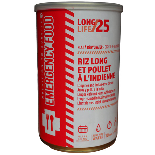 Liofilizat Nutrition To Survive Emergency Food - RYŻ Z KURCZAKIEM CURRY PO INDYJSKU | 400 g