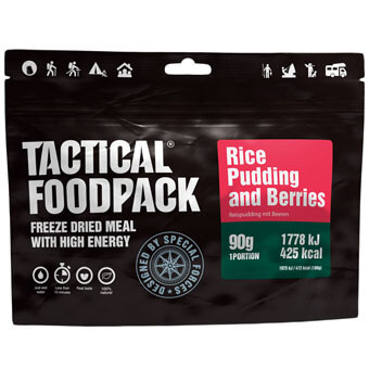 Liofilizat Tactical Foodpack - PUDDING RYŻOWY Z MALINAMI