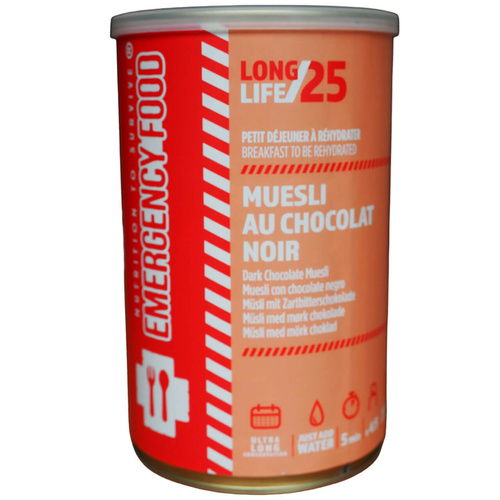 Liofilizat Nutrition To Survive Emergency Food - MUSLI Z MLEKIEM I GORZKĄ CZEKOLADĄ | 500 g