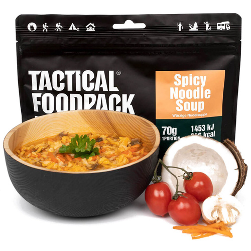 Liofilizat Tactical Foodpack - PIKANTNA ZUPA Z KURCZAKIEM I MAKARONEM
