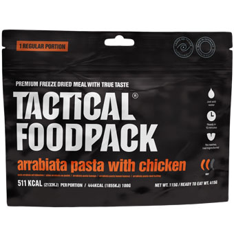 Liofilizat Tactical Foodpack - MAKARON ARRABIATA Z KURCZAKIEM