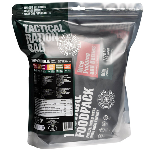 Zestaw sześciu posiłków liofilizowanych Tactical Foodpack - SIXPACK CHARLIE  | 530 g