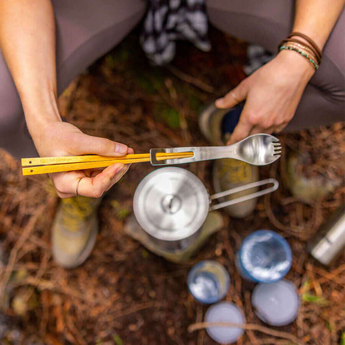 Spork turystyczny GSI Outdoors - GLACIER STAINLESS SPORK + STICKS