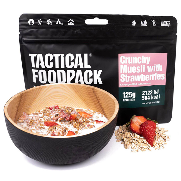 Liofilizat Tactical Foodpack - MUSLI Z TRUSKAWKAMI