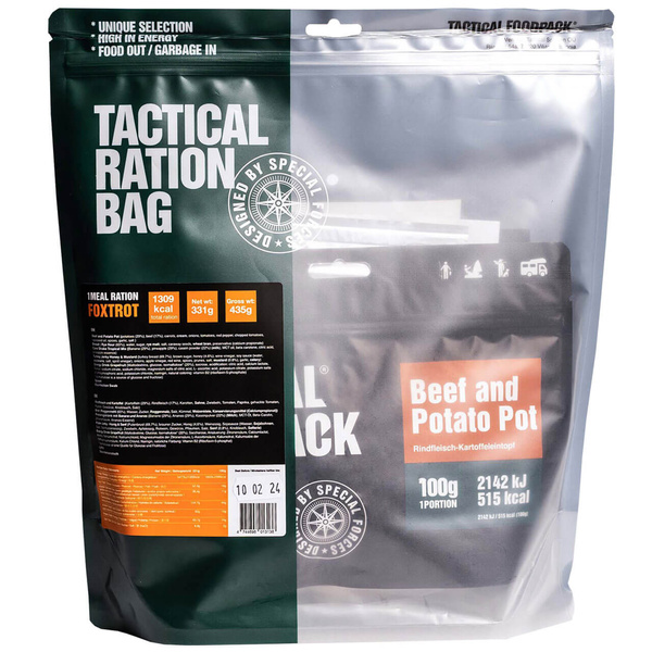 Racja żywnościowa jednodniowa Tactical Foodpack - RATION FOXTROT | 341g